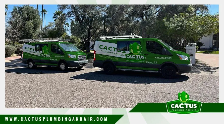 Cactus Plumbing And Air Van
