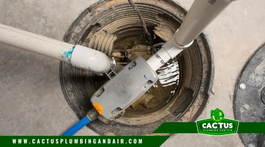 Sump pump to prevent water backup