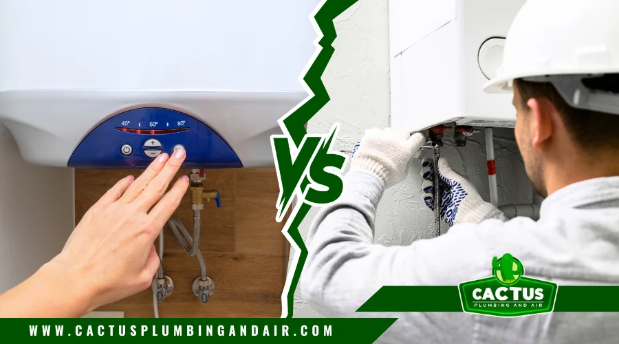 Professional vs DIY tankless water heater maintenance