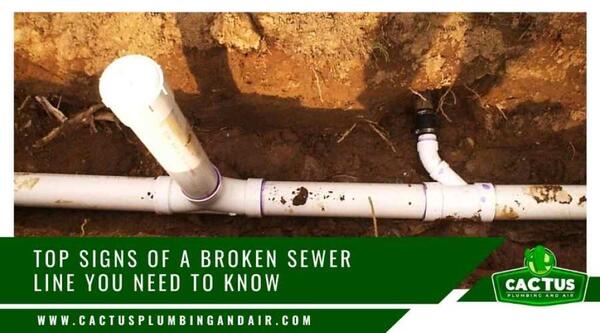 broken sewer line