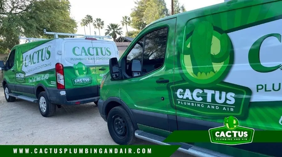 Cactus plumbing and air van