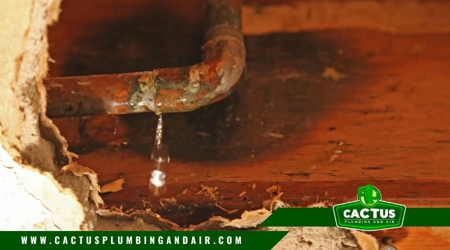 metal pipe corroding