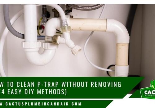 how to clean P-trap without removing - Cactus Plumbing and Air how to clean P-trap without removing